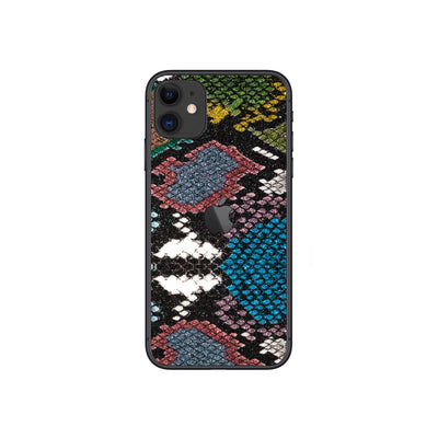 Multi-Colored Snakeskin Phone Skin - Vibrant Reptile Pattern