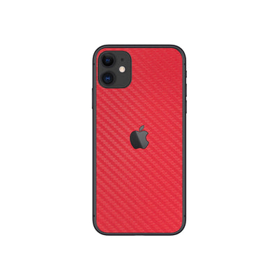 Carbon Fiber Series Back Skin - Red Carbon Fiber