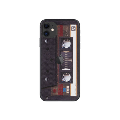 Retro Cassette Tape Phone Skin - Vintage 80s Design