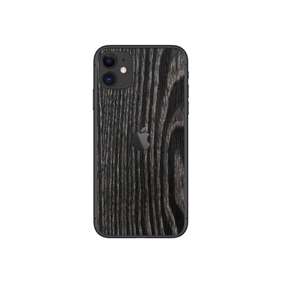Ebonywood Phone Skin - Realistic Dark Wood Grain Design