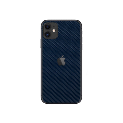 Navy Carbon Fiber Phone Skin - Blue Racing Texture
