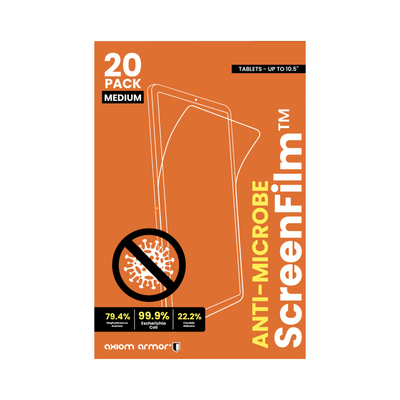 Anti-Microbe ScreenFilm™ Screen Protectors - 20 Pack
