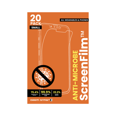 Anti-Microbe ScreenFilm™ Screen Protectors - 20 Pack