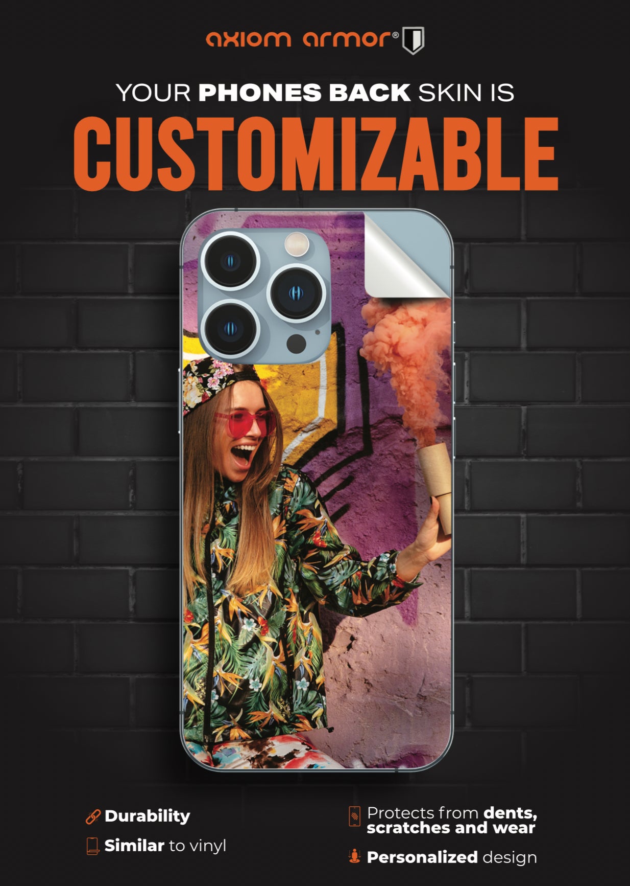 Customizable Back Skin Poster 18" x 24"