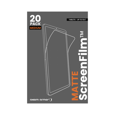 Matte ScreenFilm™ Screen Protectors - 20 Pack