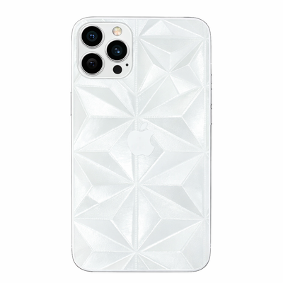 Translucent Ghost Phone Skin - 3D Geometric Design